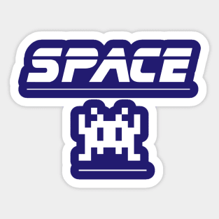 Funny Alien Sci Fi Space Sticker